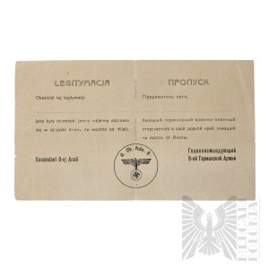 2 WW2 Former Prisoner of War Legitimation In Blanco