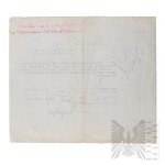 II WŚ Dokument Bukareszt Internowanie? 1940 r