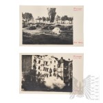 Jan Ryś (1887-1941) - 2WŚ 24 Fotografie Zniszczona Warszawa 1939 Rok, Kampania Wrześniowa