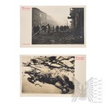 Jan Ryś (1887-1941) - 2WŚ 24 Fotografie Zniszczona Warszawa 1939 Rok, Kampania Wrześniowa