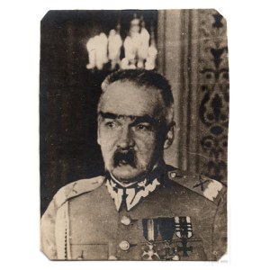 II RP Odbitka Fotografii Marszałka Józefa Piłsudskiego