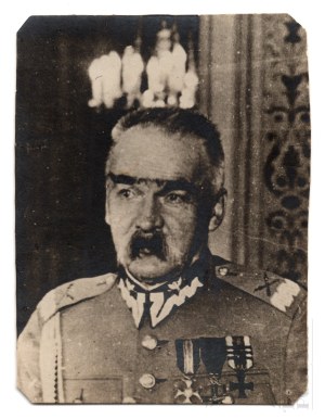 II Republic Print of a Photograph of Marshal Józef Piłsudski