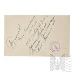 II RP Fotografia Studyjna Oficerów Wojska Polskiego 76PP (Lida) i Inni, (Zambrów) Ciekawy Opis