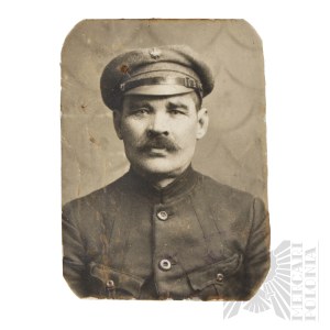 II RP Portraitfotografie Polnische Armee in Russland - 1 Korps (?)