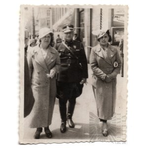 II RP Fotografia Straż Pożarna Odznaczony Krzyżem Walecznych