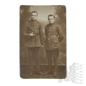II RP Studio Photography Early Polish Army.