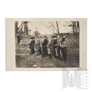 II RP Photograph Polish Legions - Lancer in Ulanka and the Second Brigade of the Legions
