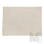 II RP Große Werbefotografie eines Feuerwehrautos - Danzig/Danzig und Stryj