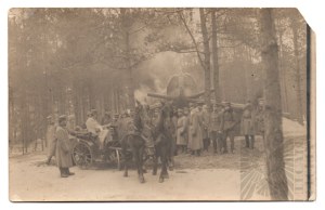 WW1 - Photo of the Headquarters of the 4th Infantry Regiment of the Polish Legions in Volhynia (circa 1916)