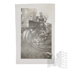 II RP Photo of Repair in Armored Car wz.28