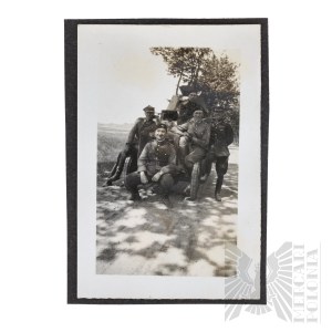 II RP Photography of Polish Army Soldiers Armored car wz.28 or wz.34