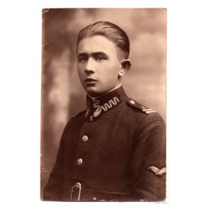 II RP Fotografia Portretowa Lotnika Wojska Polskiego - Piastów/Warszawa 1924