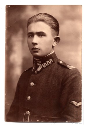 II RP Portrait Photograph of a Polish Army Aviator - Piastow/Warsaw 1924