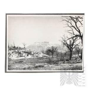 PSZnZ Photo of the Ruins of the Monastery on Monte Cassino - Gen. Henryk Piatkowski