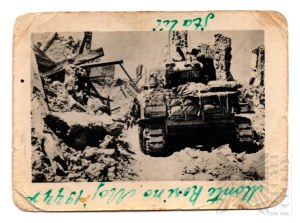 PSZnZ Photography of Tanks at the Time of the Battle of Monte Cassino