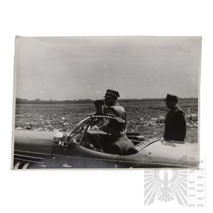 WW2 Press Photo of General Stanislaw Poplawski Elbe.
