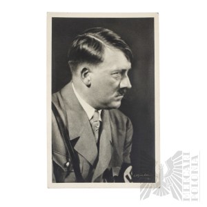 Third Reich Propaganda Postcard with Adolf Hitler.