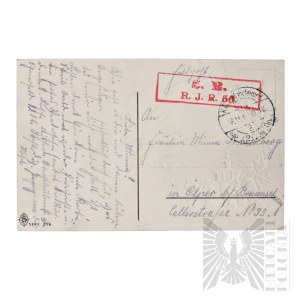German Empire Patriotic Postcard from the World War I Period.