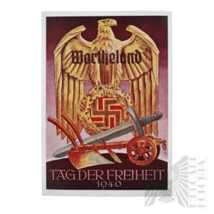 Third Reich Propaganda Postcard Wartheland (Watherland) Poznań (Posen) 1940