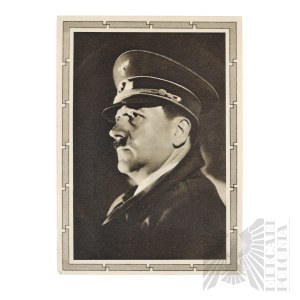 Third Reich Propaganda Postcard with Adolf Hitler.