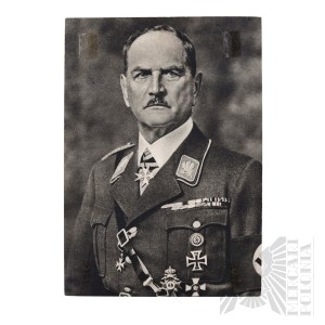 III Rzesza Pocztówka Propagandowa z Generałem Franz Ritter von Epp - Wrocław (Breslau) 1940