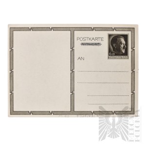 Third Reich Propaganda Postcard of Adolf Hitler From the Union of German Girls (Bund Deutscher Madel).