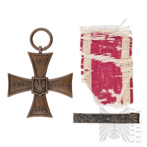 II RP Cross of Valour Large Broadcast Knedler Swiss Ribbon (Sparrowhawk 4)