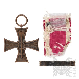 II RP Cross of Valour Large Broadcast Knedler Swiss Ribbon (Sparrowhawk 4)