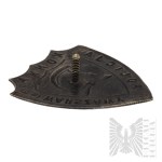 II RP Odznaka Policji Konnej Warszawa - (Historicon Certyfikat)