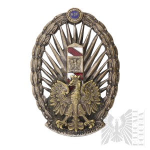 II RP Border Protection Corps Commemorative Badge - Reising Warsaw.