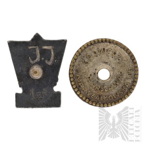 II RP - LOPP badge - Warsaw insurgent Jerzy Jeżewski