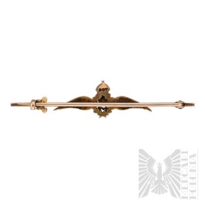 PSZnZ/2 W¶ RAF Sweetheart badge Gold (0.375) 9 CT