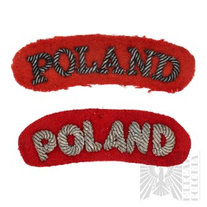 PSZnZ Para Bajorkowych Naszywek Poland