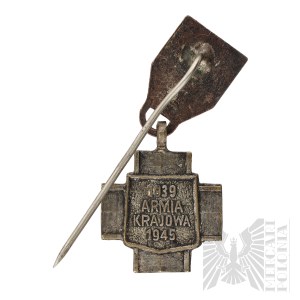 PRL Miniature of the Home Army Commemorative Cross.