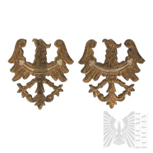 II RP/PRL Pair of Eagles For Veterans of Silesian Insurgents