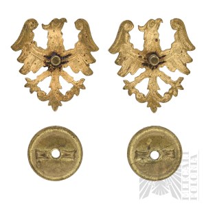 II RP/PRL Pair of Eagles For Veterans of Silesian Insurgents