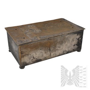 German Empire Prize Casket with Horse 32nd Field Artillery Regiment.