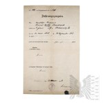 Cesarstwo Niemieckie Krzyż Żelazny II Klasy z Dokumentami