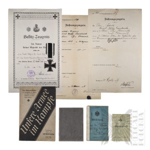 German Empire Iron Cross Second Class with Documents.