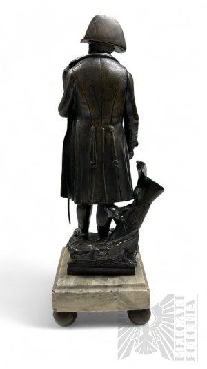19th Century - Figure of Napoleon Bonaparte with Cannon - Bronze.