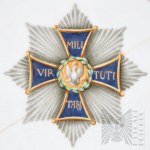XIX Wiek Carska Rosja - Talerz Virtuti Militari, Serwis Polski Znak Honorowy 1831