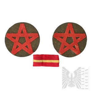 2WW/Japan Two Selective Rifleman Patches of the Imperial Japanese Army