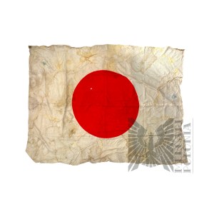 2WŚ Japonia Japońska Flaga Zdobyta Przez Amerykanów