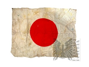 2WW Japan Japanese Flag Captured by Americans