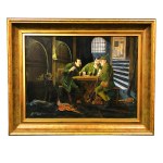 R. Gietraszkiewicz,, Myśliwi przy stole, 2010