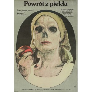 Maciej KAŁKUS (ur. 1958) – projekt, Plakat do filmu „Powrót z piekła” w reżyserii Nicolae Margineanu