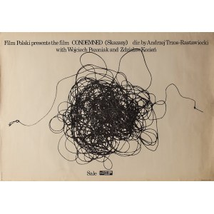 Marek FREUDENREICH (ur. 1939) – projekt, Plakat do filmu CONDEMNED „Skazany” w reżyserii Andrzeja Trzos-Rastawieckiego