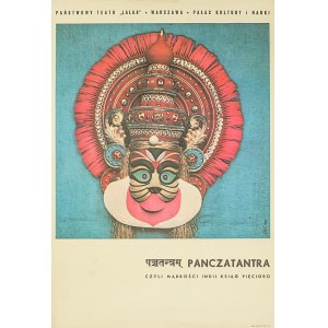 Plakat do przedstawienia „Panczatantra. Czyli mądrości Indii ksiąg pięcioro” dla Teatru Lalka w Warszawie