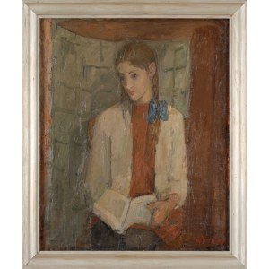 Olgierd BIERWIACZONEK (1925-2002), Dziewczyna z kokardą