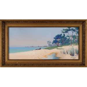 Soter JAXA-MAŁACHOWSKI (1867-1952), Bałtycka plaża (1930)